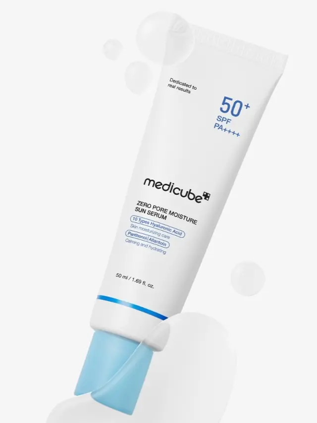 Medicube Zero Pore Moisture Sun Serum SPF50+ PA++++ Αντηλιακός Ορός Προσώπου Υψηλής Προστασίας, 50ml 2