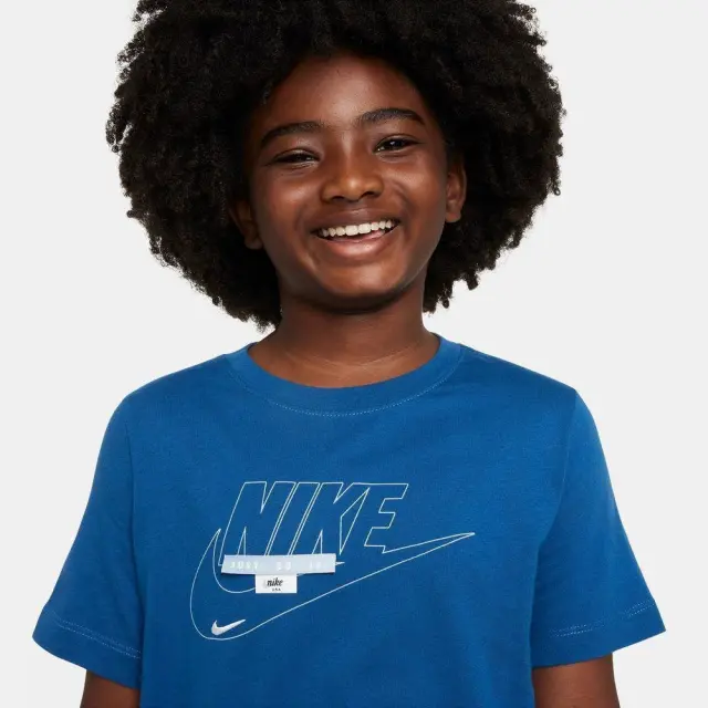 Nike Sportswear ΠΑΙΔΙΚΗ ΜΠΛΟΥΖΑ (FN9608-476) - Μπλέ - S 8-10 ετών 2