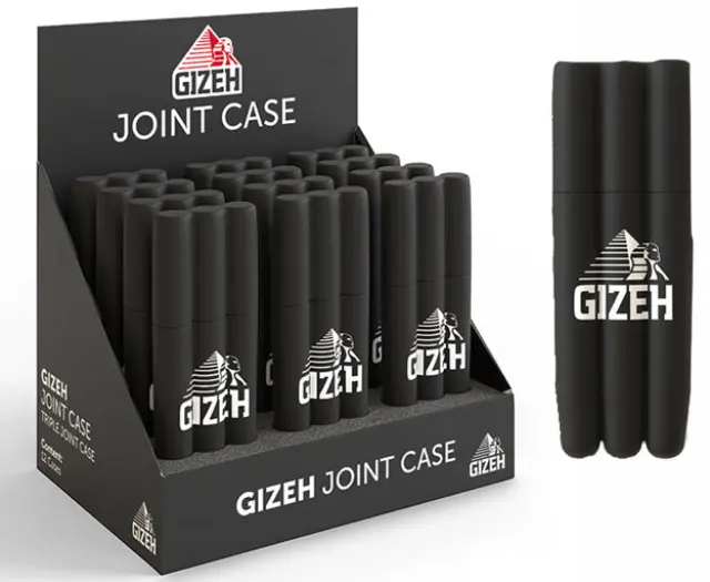 Gizeh Joint Case Black - Θήκη για 3 Κώνους 3