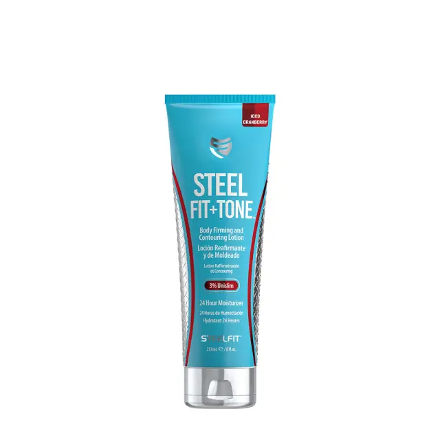 Steelfit Steel Fit + Tone - Body Firming and Contouring Lotion Iced Cranberry, 237 ml (8 fl.oz.)