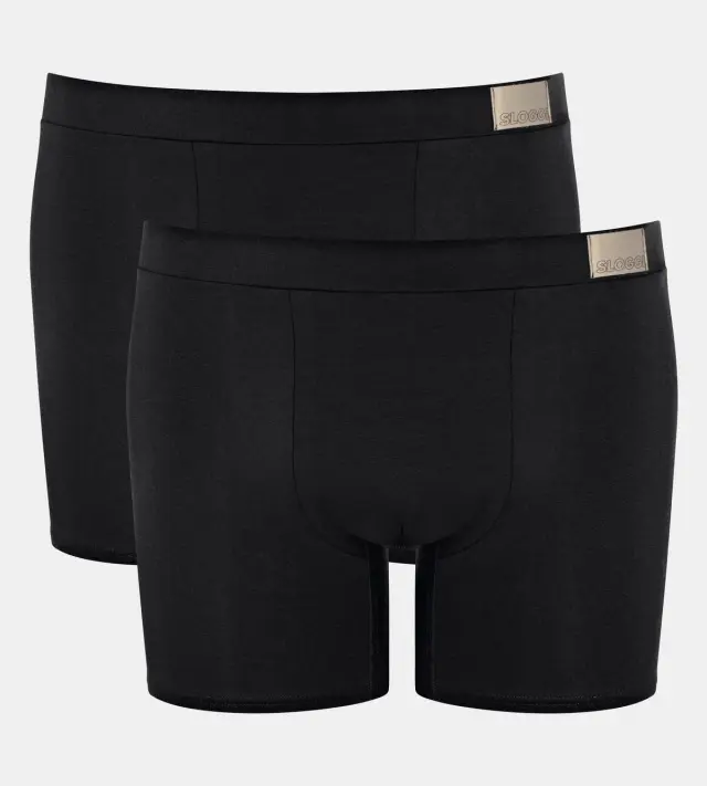 Sloggi Men Μποξεράκια Go Natural Short Μαύρο 2 TMX