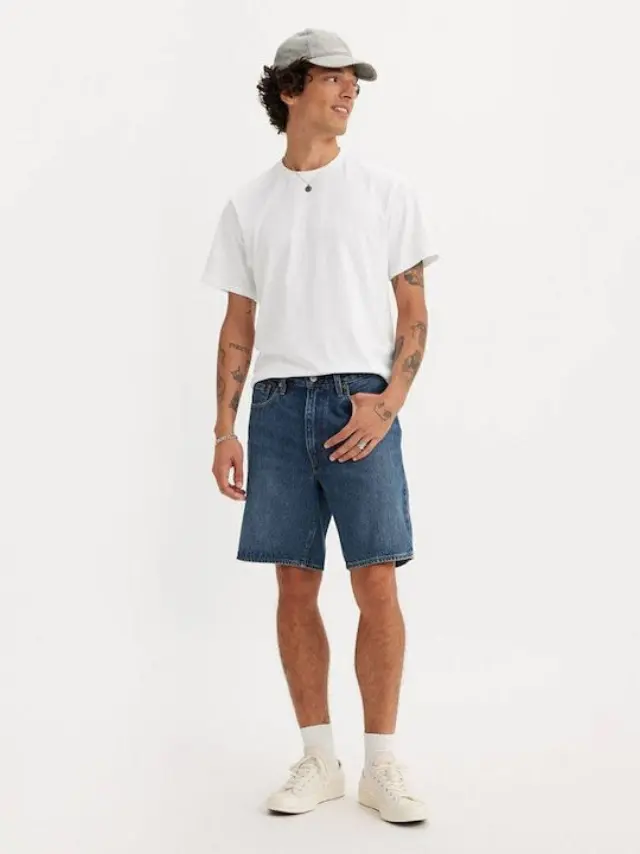 468 Stay Loose Shorts Dark Indigo - Worn In PICNIC & FRIENDS SHO