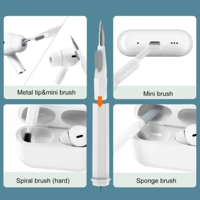 Tech-protect Cs01 Cleaner Set 20in1 For Phone & Earphone & Tablet & Laptop White 3
