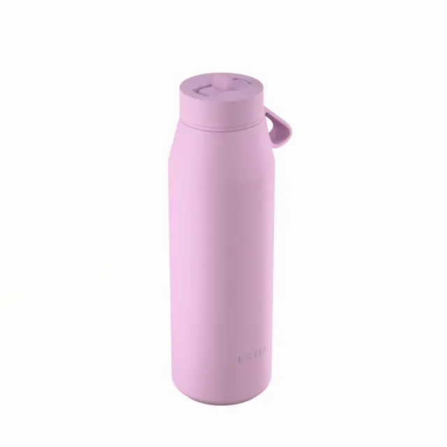 Estia Travel Flask Save The Aegean Pulse Lavender καπάκι leak proof 0.8lt 2
