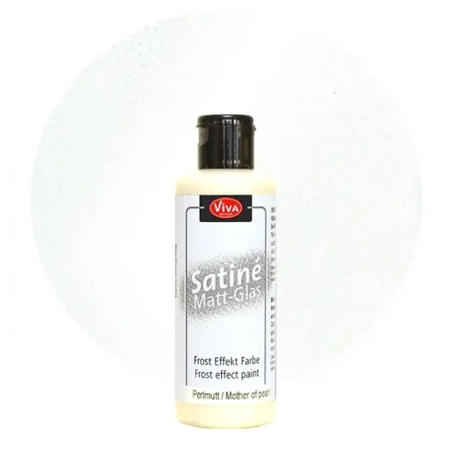 Satine - Matt Glass 82 ml - Mother of pearl, Viva Décor
