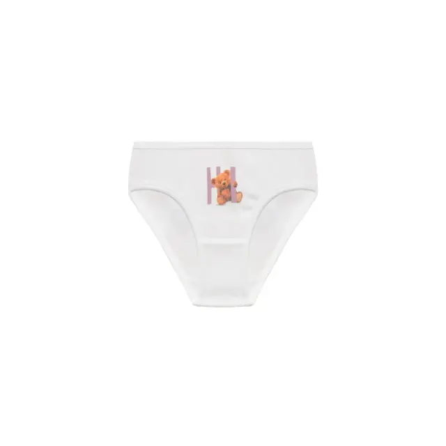Minerva Παιδικό Slip Κορίτσι Hi Bear, Χρώμα Λευκό - 8 Y