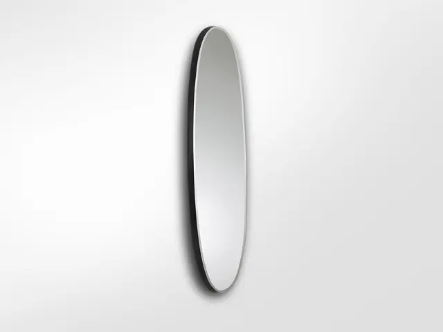 Aries 119469 καθρέπτης οβάλ 136x36 μαύρος Μαύρο 2