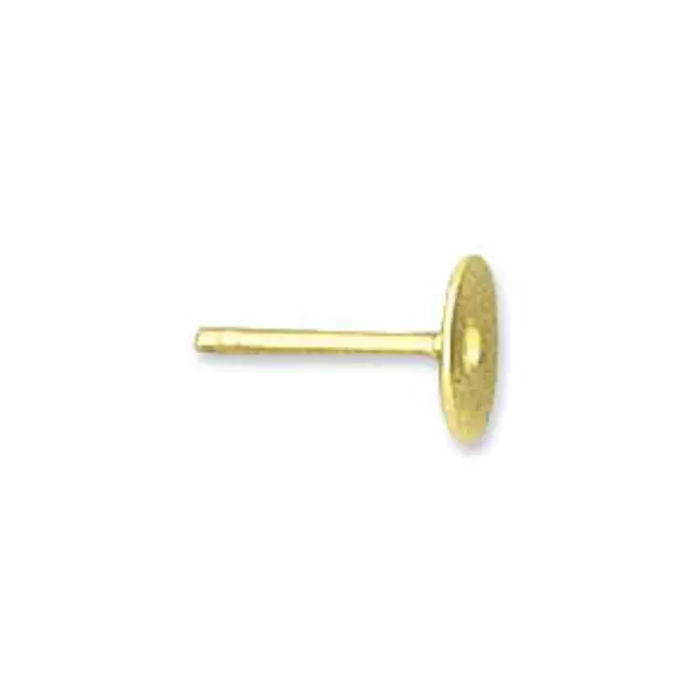 Σκουλαρίκι Καρφάκι Ø10mm Gold Plated - 8τεμ