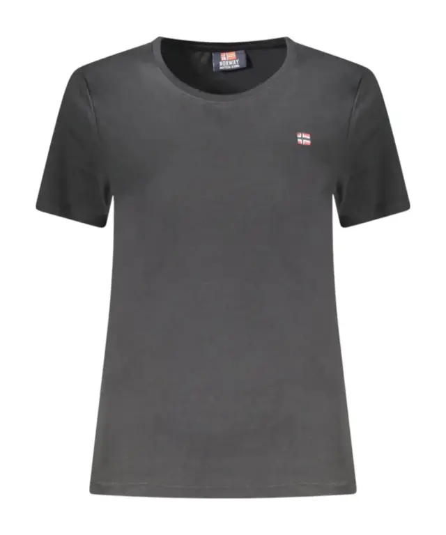 Norway Nautical School - Γυναικείο T-shirt Κοντομάνικο 856110-BLACK Μαύρο