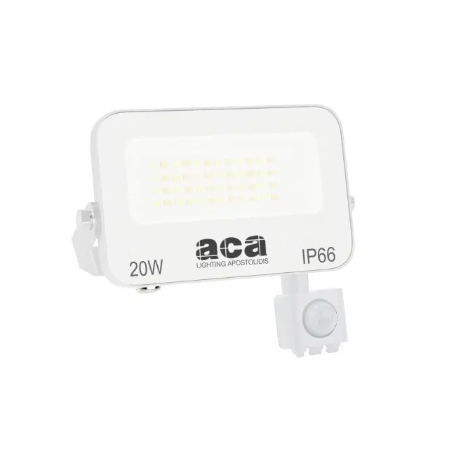 ΠΡΟΒΟΛΕΑΣ LED SMD ΛΕΥΚΟΣ ΜΕ ΑΙΣΘΗΤΗΡΑ 20W 3CCT 2000LM 185-265V RA>80 IP66 / N20CCTWS