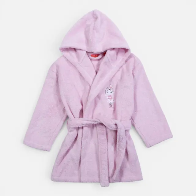 Μπουρνούζι Βρεφικό Ballerine World Nef Nef Homeware, 100% ΒΑΜΒΑΚΙ - L.LILAC, 04 (041059)
