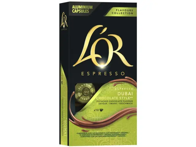 L'OR Dubai Chocolate Κάψουλες Nespresso 10τμχ