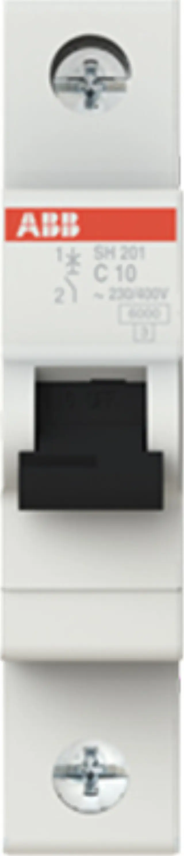SH201-C10 Miniature Circuit Breaker - 1P - C - 10 A