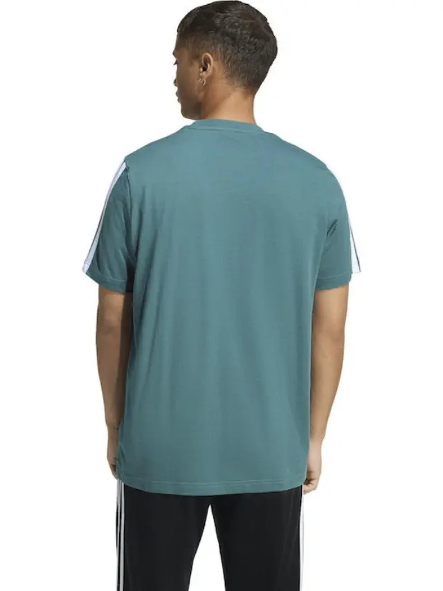 adidas3-stripes Αθλητικό T-shirt Πράσινο - XL 3