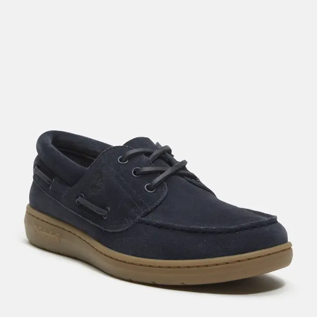 Ανδρικά Δερμάτινα Μοκασίνια Timberland Portofino Pier Boat TB0A6CXMEW9 Μπλε Suede Μπλε - 45 2