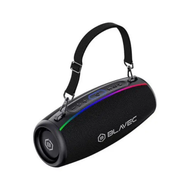 Φορητό Ηχείο Bluetooth Blavec WS-02 Bassbox TWS BT 5.3 USB AUX 4000mAh 120W Μαύρο N68313