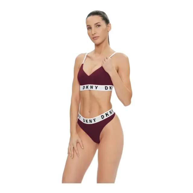 DKNY Γυναικείο Μπουστάκι Push-Up Cozy Boyfriend, Χρώμα Chocotrufl - S 3
