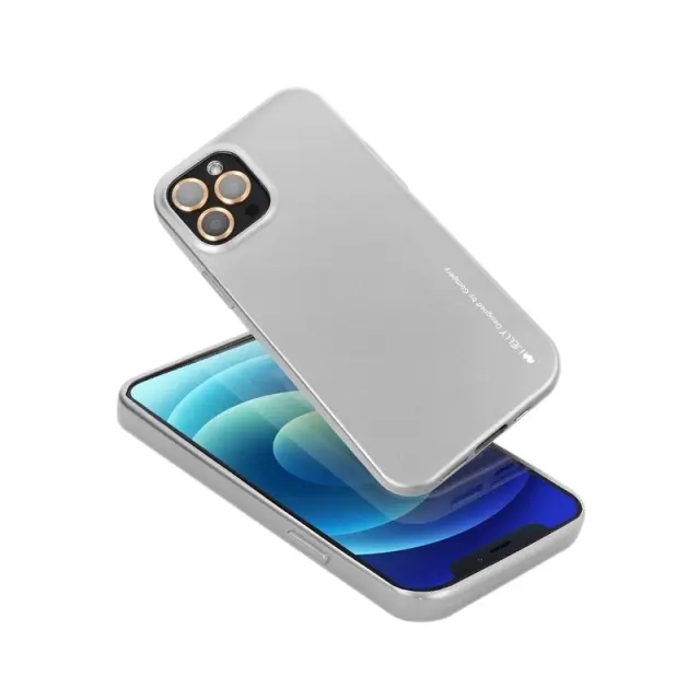 Θήκη Mercury I-Jelly Back Cover Σιλικόνης Γκρι (iPhone 13 Pro)