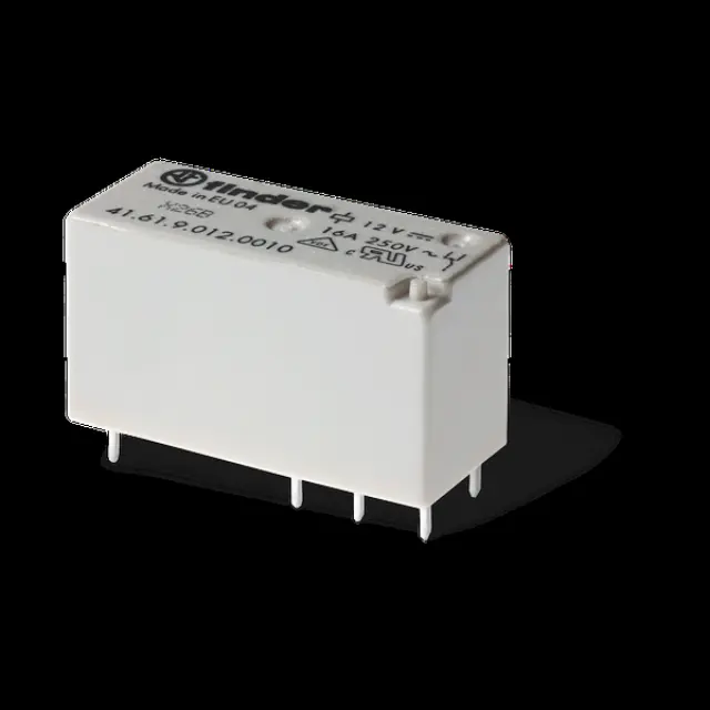 Low profile PCB Rel. 5mm.pinning 1CO 16A/12VDC/Agni (41.61.9.012.0010)
