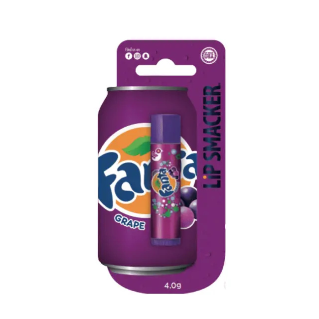 Lip Smacker Fanta Grape Lip Balm με Άρωμα Σταφυλιού 4 γρ.