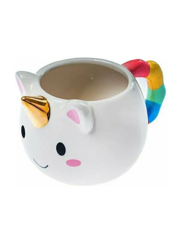 Unicorn Κεραμική Κούπα 475ml- White 2