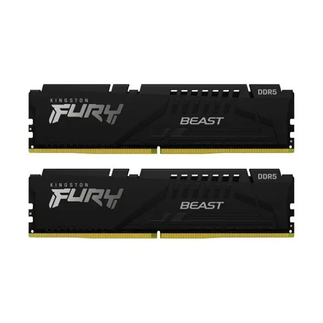 Kingston Μνήμη Ram FURY Beast 64GB (2x32GB) 5600MHz (KF556C40BBK2-64)