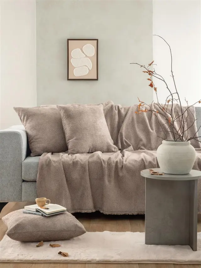 Ριχτάρι Palamaiki Neva Beige - Τετραθέσιο 170 x 320