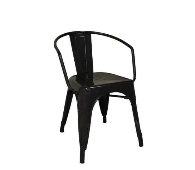 Πολυθρόνα RELIX Μέταλλο Μαύρο 52x49x72cm