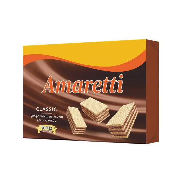 Amaretti classic γκοφρέτα με γέμιση κρέμα κακάο 68gr