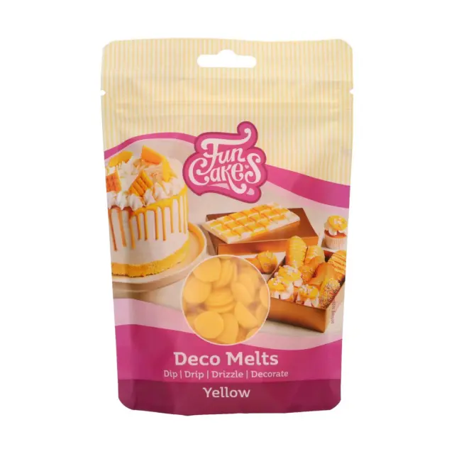 FunCakes Deco Melts - Κίτρινο - 250γρ.