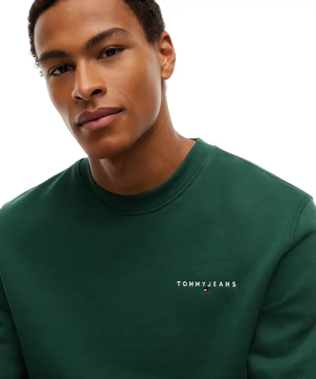 Tommy Hilfiger - Ανδρικό Φούτερ Tjm Linear Regular Fit DM0DM20249-MBM Πράσινο - XL 3