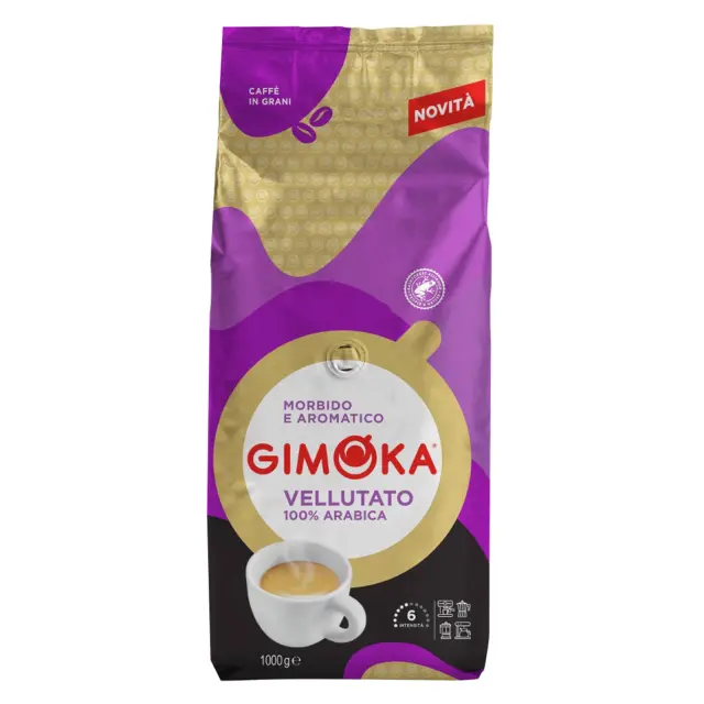 Gimoka Espresso Vellutato Rainforest 1kg Σε Κόκκους