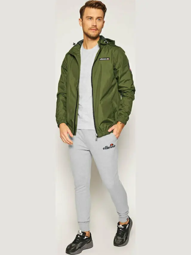 Ellesse Nioro Παντελόνι Φόρμας με Λάστιχο Γκρι Grey - L 3