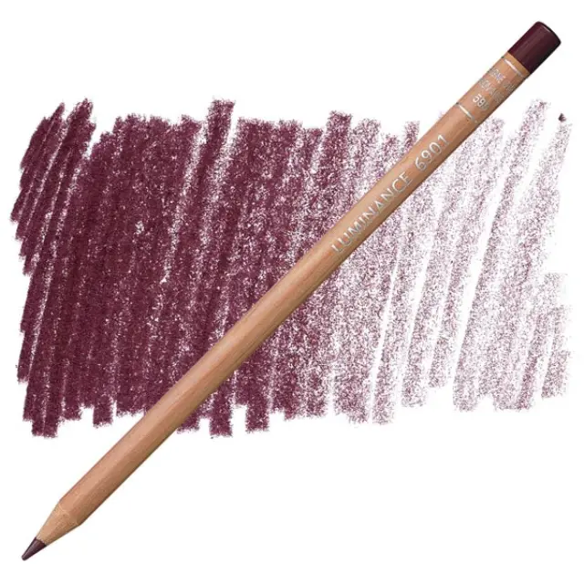 Ξυλομπογιά Caran d'Ache Luminance - 599 Crimson Aubergine