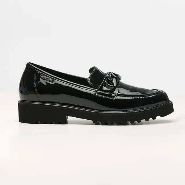 Mephisto Μοκασίνια-Loafers Γυναικείο δέρμα λουστρίνι Μαύρο MEP/SALKA L/BLACK