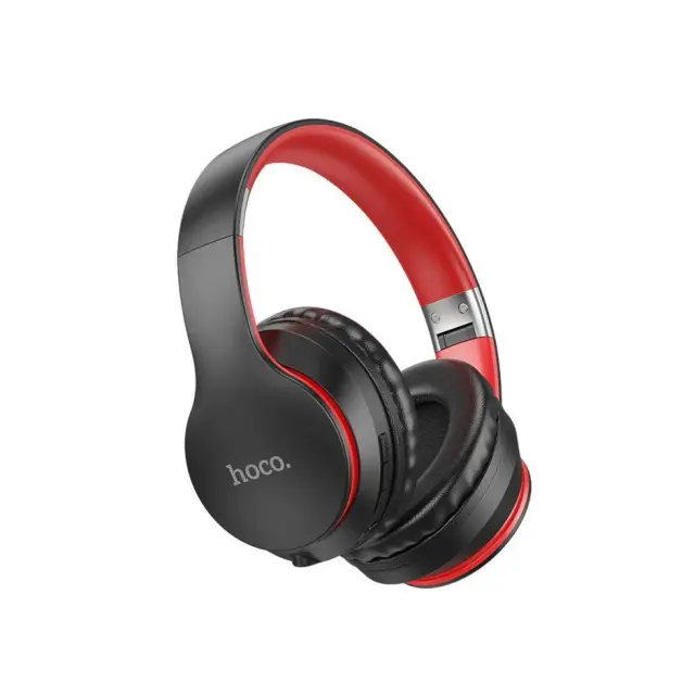 Hoco Ασύρματα/Ενσύρματα Over Ear Ακουστικά Μαύρα ESD16