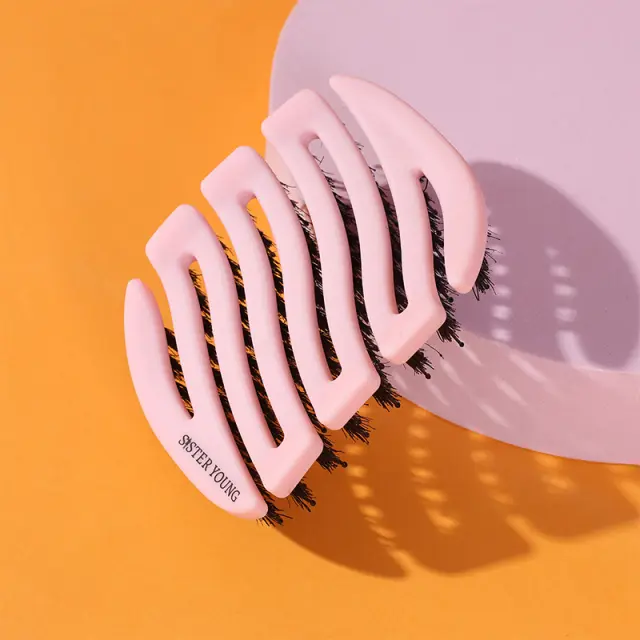 Sister Young Mila Pocket BV Επαγγελματική Βούρτσα Pink 2