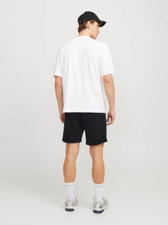 JPSTGORDON STAR JJ SWEAT SHORTS SRT SN Black 3