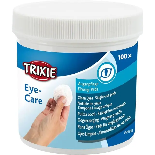 Trixie Eye-Care Μαντηλάκια για Καθαρισμό Ματιών 100τμχ