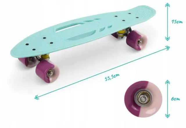 Momi Galaxy Τροχοσανίδα Scateboard Εως 50 Kg Lemon 2