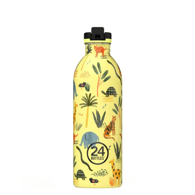 24Bottles - Urban Bottle - Jungle Friends - 500 ml - Home and Kitchen