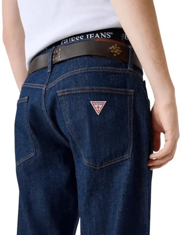 Guess - Ανδρικό Παντελόνι Τζιν G16 Straight M6RA1BD002G-GDRK Μπλε Σκούρο 3