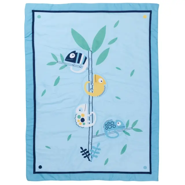 Κουβερλί Κούνιας 110x150 Fun Das Home 4935 Blue 100% Microfiber