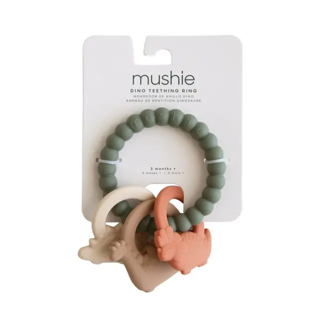 Κρίκος με Μασητικά Παιχνιδάκια Dino - Mushie