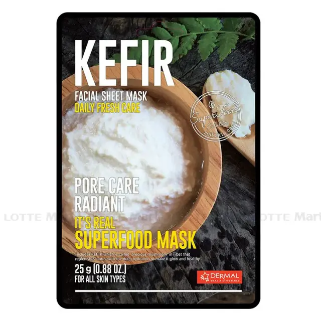 DERMAL It's Real Superfood Mask [KEFIR] 25 g