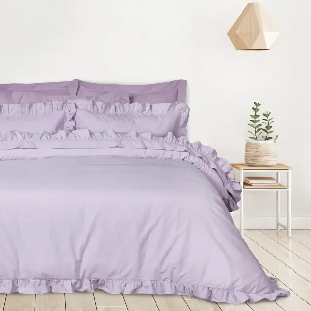 Das Home Σετ Παπλωματοθηκη Υπερδιπλη Daily 3167 Lilac Lilac