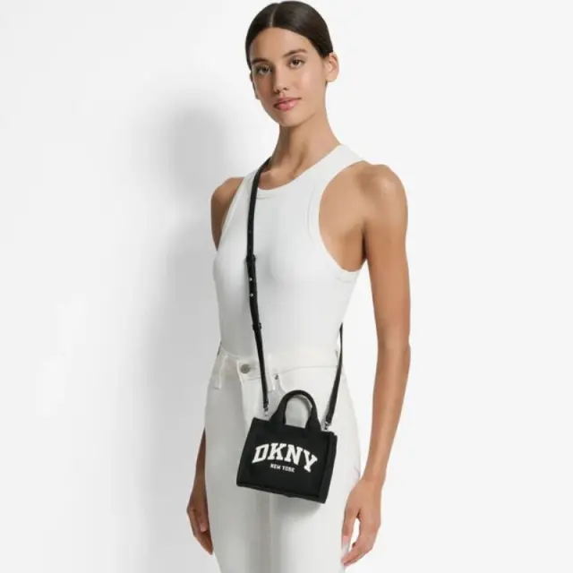 Τσάντα Χειρός/Χιαστί DKNY Hadlee Mini R53AOM56-BSV Μαύρο - ONESIZE