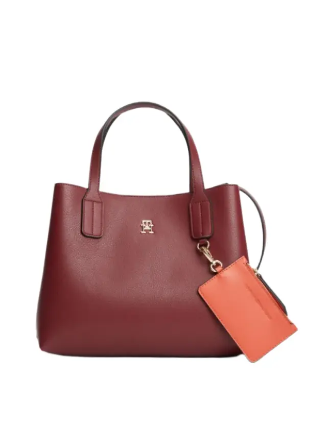 TommyHilfiger γυναικεία τσάντα χειρός satchel ICON MINI SATCHEL AW0AW18722-1 - OS