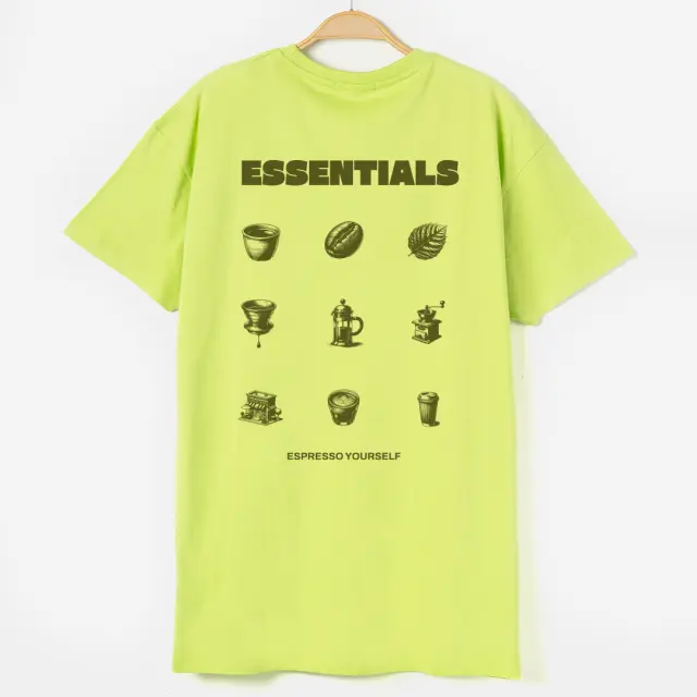 T-shirt Noshame® Lime με τύπωμα Essentials - 132503 - XXL 2
