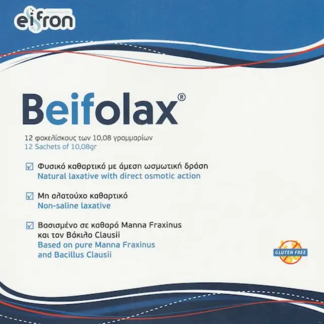 Eifron Beifolax Φυσικό Καθαρτικό 12 φακελίσκοι
